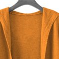 thumbnail image 5 of Lovskoo Cardigan Sweaters for Women Long Sleeve Tops Waistband Knit Shirt with Pockets Hooded Sweater Jacket Yellow, 5 of 7