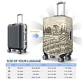 thumbnail image 2 of Travel Luggage Cover Protector - Vineyard Landscape Anti-Scratch Suitcase Covers Fits 18-32 Inch Luggage, 2 of 5