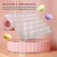 thumbnail image 5 of Clear PET Closeable French Macaron Storage Trays - Holds 50 Macarons Per Set - Pack of 4Sets, 5 of 5