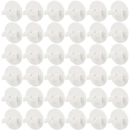 Electrical Outlet Cover (36-pack Outlet Plug Covers White Child Baby Proof Electrical Protector Safety Power Socket Plastic)