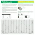 thumbnail image 2 of NaturalAire Standard Pleated HVAC Furnace/Air Filter, MERV 8, 12" x 12" x 1", 12-Pack, 2 of 9