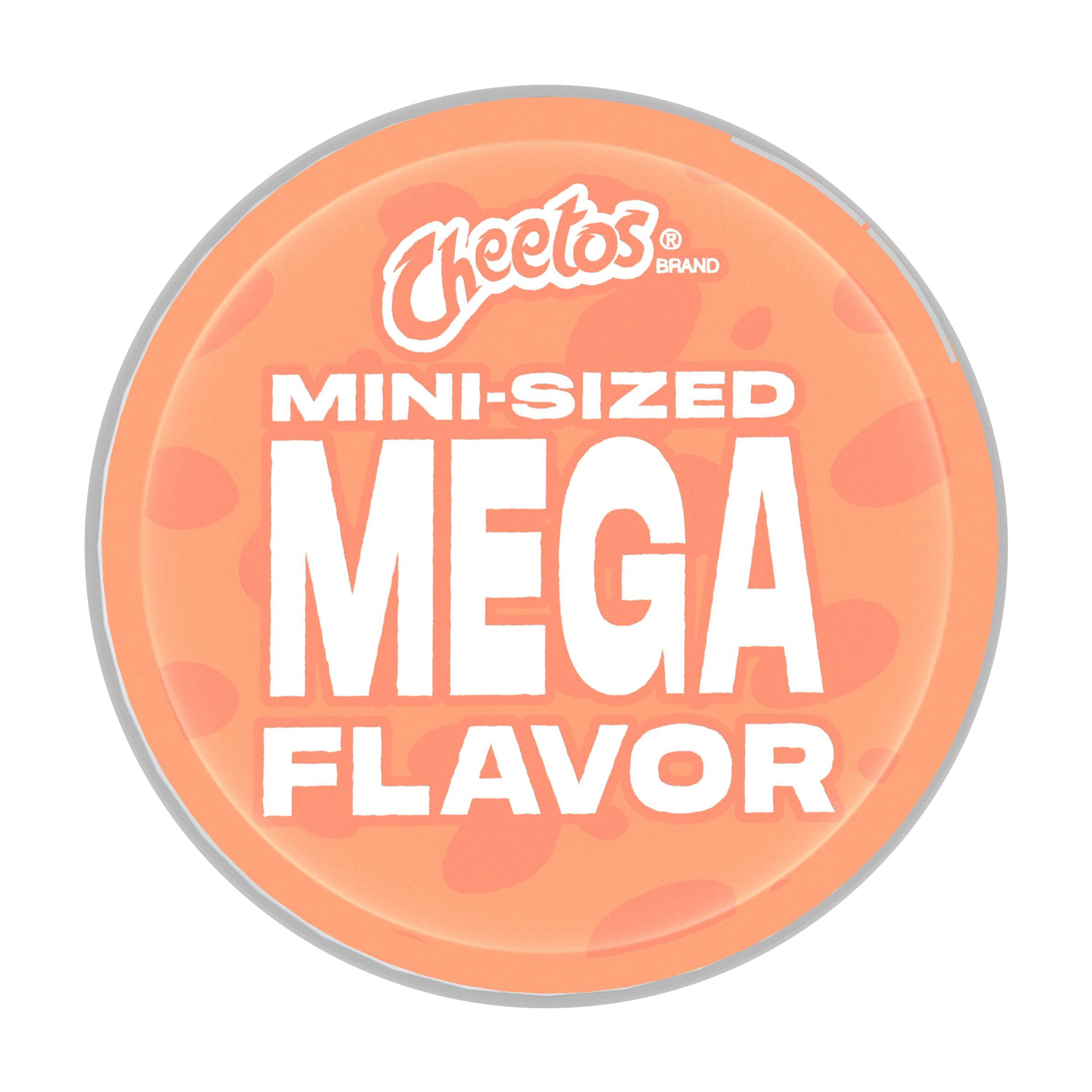 (2 pack) Cheetos Minis Cheddar Flavored Snack Chips, 3.625 oz, Canister
