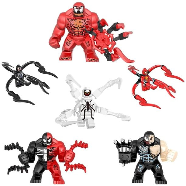 Marvel's Avengers Spiderman Building Blocks Gift Figurines Venom Heroes Comic 