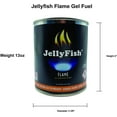 Real JellyFish Flame Premium Gel Fuel 24 Cans Indoor or Outdoor Made in
