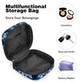 thumbnail image 4 of Blue Flowers Art Pattern Sanitary Napkin Storage Bag, Zipper Menstrual Cup Pouch Feminine Menstruation First Period Pads Holder for Girls Women Ladies, 4 of 6