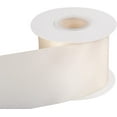 thumbnail image 2 of GFDYREE 3" Inch Double Faced Satin Ribbon Ivory Solid Polyester Craft Ribbon - 25 Yards Perfect for Gift Wrapping, Crafts, Wreath, Wedding Party Ceremony Decoration, Floral Arrangement, Sewi, 2 of 7