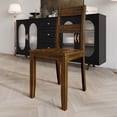 thumbnail image 4 of Home Design 4 Pieces Nome Dining Chair (Set of 4), Brown, 4 of 6