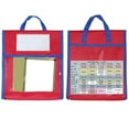 thumbnail image 3 of TISHITA Tote Bag Large Capacity School Bag Polyester for Primary Secondary Student Red, 3 of 8