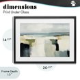thumbnail image 4 of Stupell Industries Contemporary Pastel Brushed Plains Black Framed Print Under Glass, 20 x 14, by Irena Orlov, 4 of 8