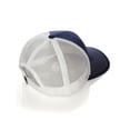 thumbnail image 3 of Daxton USA Cities Trucker Mesh Structured Hat Mid Profile Snapback Cap - Pennsylvania Navy White White, 3 of 3