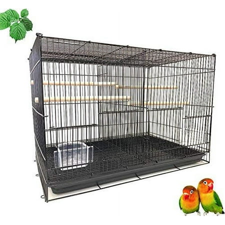 Center Divider Breeding Breeder Bird Flight Cage 24" x 16" x 16"H For Finches Parakeets Lovebirds Aviaries Canaries Budgies Parakeets