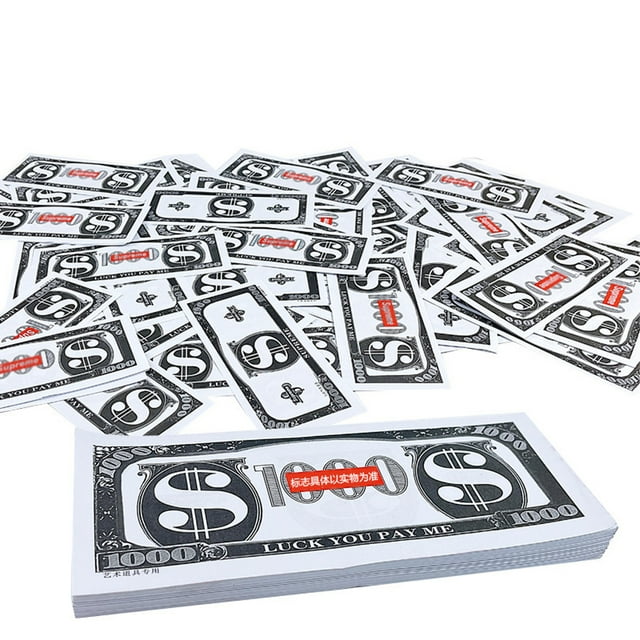 relayinert Money An Automatic Cash-Firing , A Fun Bills, Flyers. To Operate, Durable, To Making It Perfect For Club paper money(500)