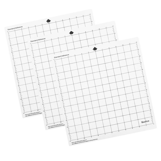 Cutting Pad,Cameo Plotter 3pcs 12 Inch Special Pad 12 Adhesive Mat With Mat With Clear Material Adhesive Mat Inch Material Cover Cameo Plotter Clear Film Cover Pad 12 Inch Eryue