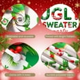 thumbnail image 4 of Christmas Theme Ugly Sweater Banner Ugly Sweater Design Christmas Party Banner Snowflake Pattern Colorful Holiday Banner for Christmas Party Ugly Sweater Party Holiday Gathering, 4 of 9