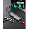 thumbnail image 2 of Hub USB C Ugreen 6 en 1 100W, 2 of 7
