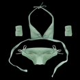 thumbnail image 3 of Conjunto bikini para niñas a 1/6 para juguete corporal de material acero femenino de Yotijar Ropa de figura de acción, 3 of 4