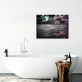 thumbnail image 6 of Fenyluxe Moon Water Flowers Canvas Wall Art Print Ready To Hang 20x16in, 6 of 6