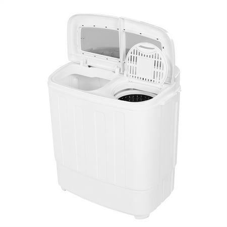 HERCHR Washing Machine, Washing Machine Twin Tub Washing Machine Washer with Spin-Dryer, 2-in-1 Washing Machine with Spin-Dryer, Top Load Laundry.