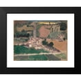 thumbnail image 2 of Tadeusz Makowski 24x18 Black Modern Framed Museum Art Print Titled - View of a Small Town with a Church Tower (1910), 2 of 5
