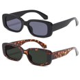 thumbnail image 1 of Gafas de sol Kimorn K1200 estilo vintage rectangular para mujer/hombre, 1 of 6