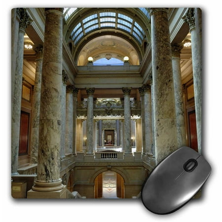 3dRose State Capitol Building, St Paul, Minnesota - US24 KRS0000 - Keith and Rebecca Snell, Mouse Pad, 8 by 8 inches