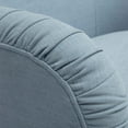 thumbnail image 6 of TOV Furniture Pamela Faded Blue Recycled Fabric Tassel Lounge Chair, 6 of 7