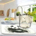 thumbnail image 5 of Cute Panda Dish Drying Mat, Absorbent Microfiber Pad Protector For Kitchen Counter Top Mat Dish Drainboard 16x18in, 5 of 7