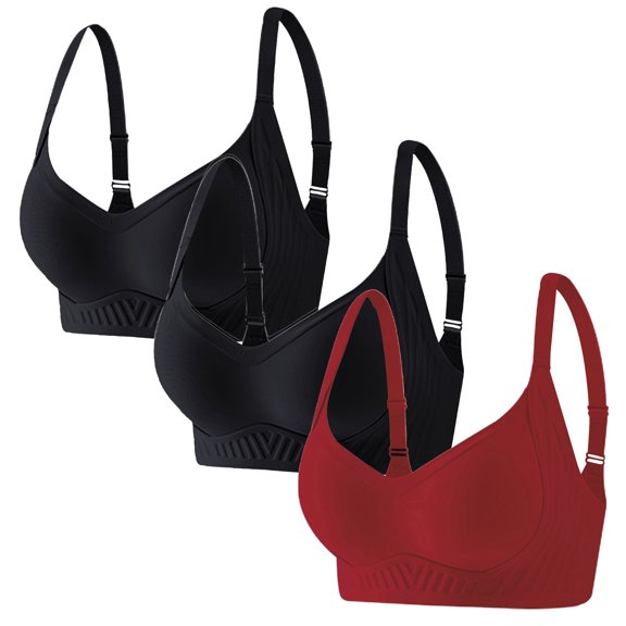 BILIKEYU Women Deep V No Jelly Underwear Thin And Large Chest Comfortable Large Size Bra, Bras for Women, No Underwire Bras for Women, Sports Bras for Women