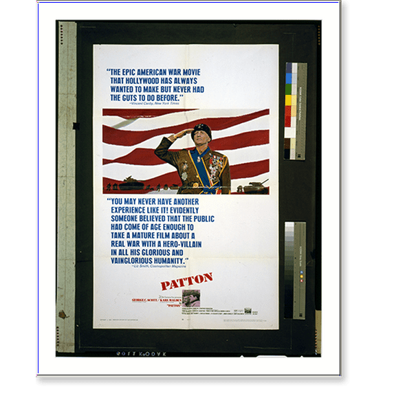 Historic Print, Patton, 16" x 20"