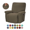 thumbnail image 1 of Housse de Fauteuil Inclinable Extensible Couverture Complète Couleur Unie pour LAZBOY Remplacement-Shorts, 1 of 5