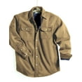thumbnail image 1 of Tri-Mountain Tahoe 869 Denim shirt jacket, 3X-Large, Dark Khaki/Ocean Blue, 1 of 2