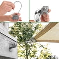 thumbnail image 4 of Shade Sail Hardware Winch Set Kit, 60Pcs Stainless Steel Hardware Kit for Rectangle Triangle Canopy, Heavy Duty Anti-Rust Hardware Kit Set for Outdoor Garden Patio(Ratchet Winch +304 Wire Rope) B, 4 of 5