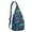 Blue-42, variant on Nautical Theme Sling Backpack - Cute Whale & Dolphin Pattern, Water-Resistant Anti-Theft Bag for Travel
