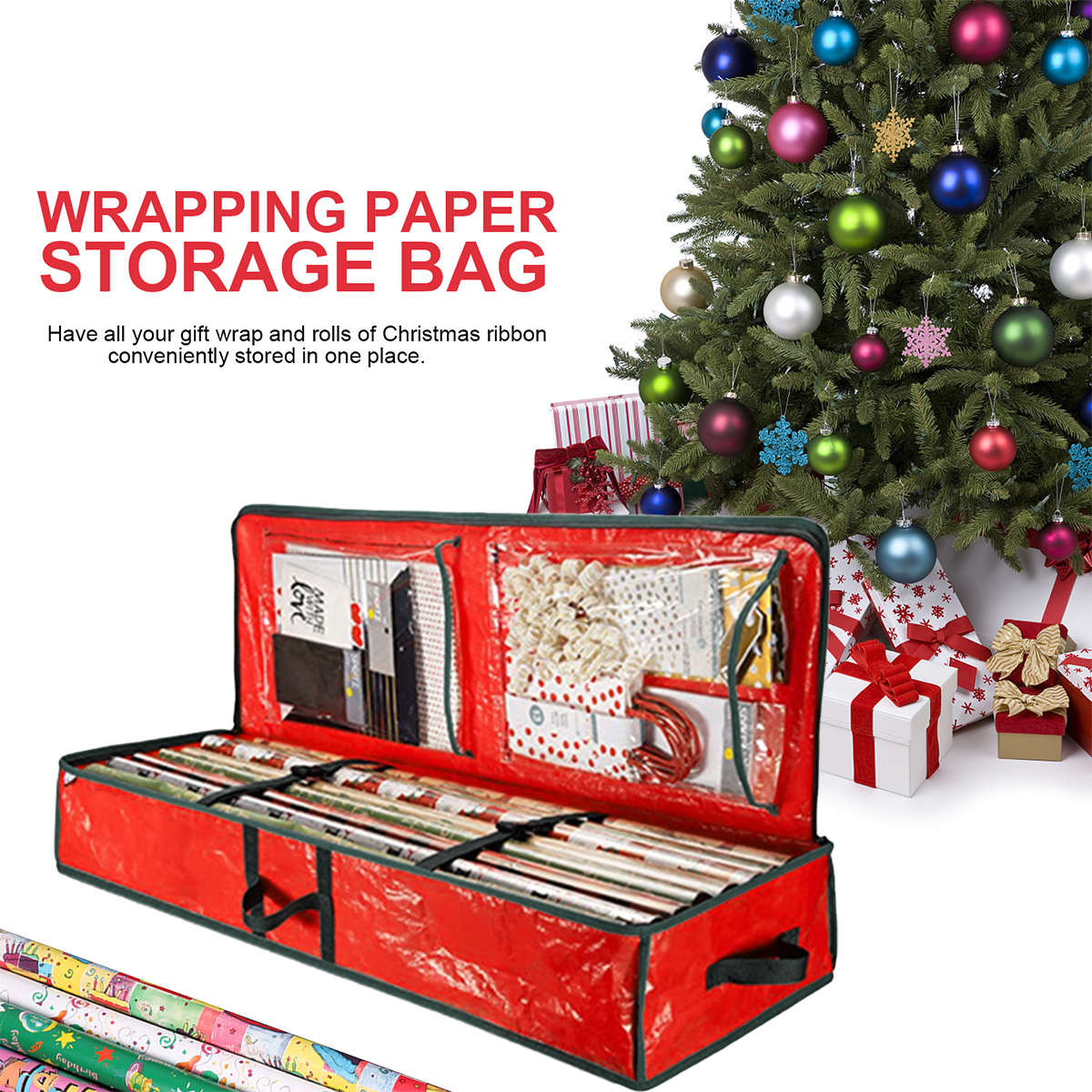 FVKRNYZ Waterproof Wrapping Paper Storage Bag photo 2