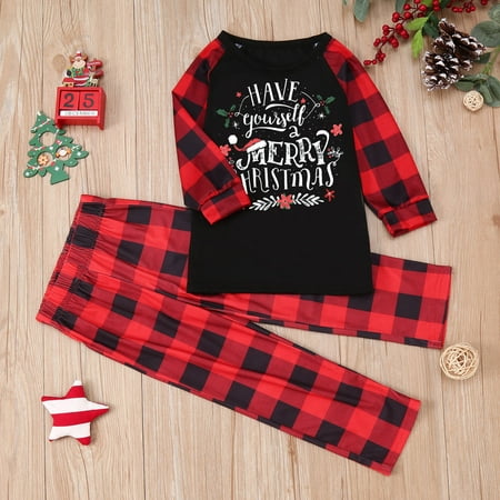 

Christmas Mom Mammy Print Blouse Tops And Pants Xmas Family Clothes Pajamas
