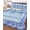 Light Blue, variant on Quilts Queen Size Bedding Set, Blue Nautical Anchor Reversible Summer Quilt 3 Pieces, Country Retro Ocean Beach Stripes Beige Lightweight Bedspreads Coverlets with 2 Pillow Shams for All Seasons