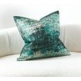 thumbnail image 4 of Sparkling Decorative Throw Pillow Covers Soft Green Gold Glitter Square Cushion Cover Pillowcase for Couch Bed and Chair Green Gold 20" x 20", 4 of 6
