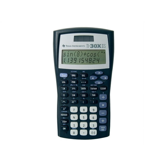 Texas Instruments TI-30X IIS - Calculatrice Scientifique - 10 Chiffres + 2 exponents - Panneau Solaire, Pile - Vert lime