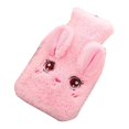 thumbnail image 3 of Hot Water Bottle Wide Opening Comfortable Touch Cute Cartoon Winter Pvc Water Bottle With Hand Pocket Cover For Hot Cold Therapy, 3 of 5