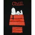 thumbnail image 2 of Peanuts Snoopy T-Shirt Men's Chill Period Dog House Design Adult Short Sleeve Crewneck Tee, 2 of 3