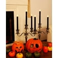 thumbnail image 3 of Black Flameless Taper Candles Flickering, NO Remote, 7 Inches Battery Operated, 6 Pcs Realistic Electric LED Candlesticks Made of Plastic for Halloween Party Home Decor, 3 of 9