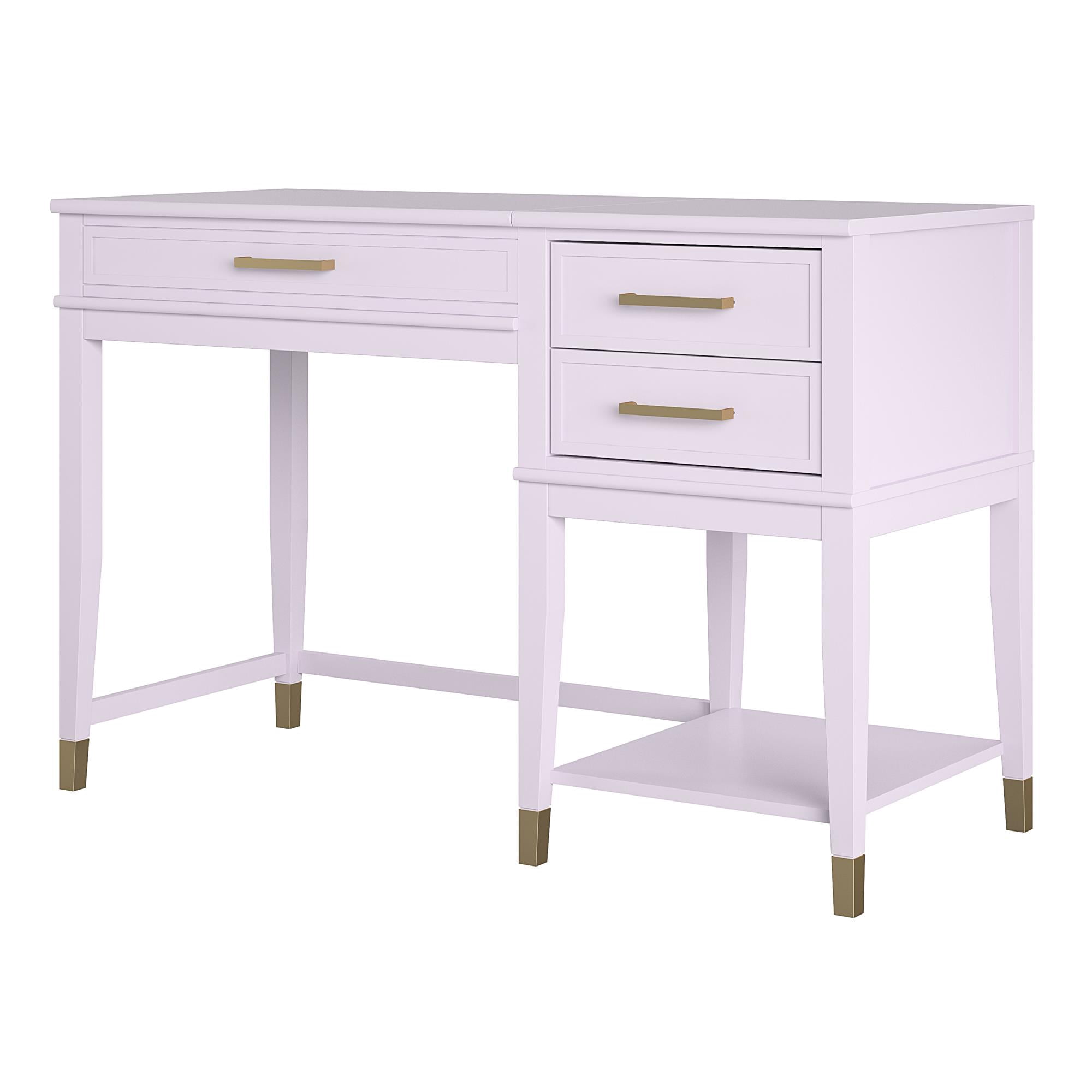 Westerleigh Lift-Top Computer Desk, Lavender