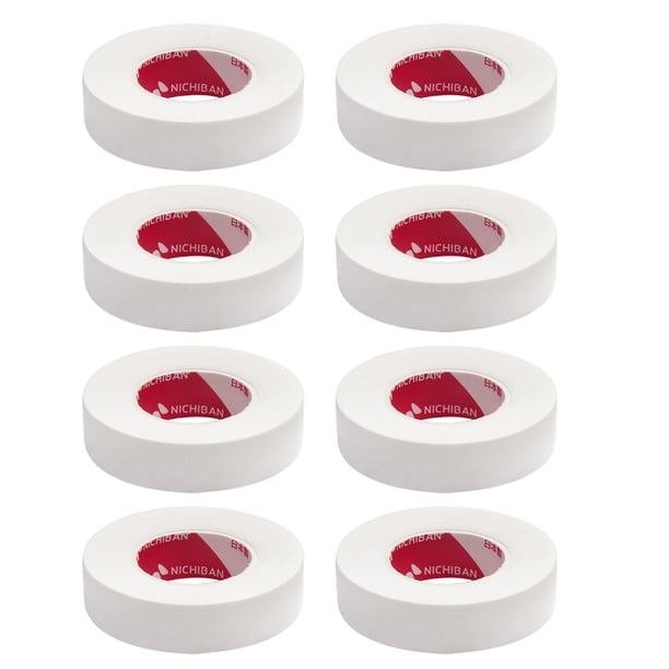 8 rollos de cintas adhesivas para extensiones de pestañas, herramienta para injerto de pestañas, color blanco