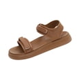 thumbnail image 2 of KEVCHE Roman Casual Comfortable Platform Beach Shoes for Women, Soft Sole Velcro Sandals with Adjustable Double Strap, Arch Support Athletic Hiking Water Summer Sandals, 2 of 5