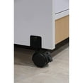 thumbnail image 7 of Hodedah Modern Kitchen Storage Carts with Shelves, Engineered Wood White, 15.75 in, 7 of 7