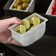 thumbnail image 2 of TrueCraftware- Set of 4 Condiment Replacement Insert 1 Pint 5-3/4" x 3" x 3"-Condiment Dispenser Serving Container Garnish Tray Bar Caddy Condiment Server Caddy Garnish Holder for Home Work, 2 of 6
