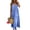 C-Light Blue669, variant on DHFJKG Bohemian Summer Women Dress Beach Vacation Clothes Solid Color Sleeveless V Neck Maxi Dress Flowy Stylish Dresses
