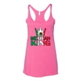 thumbnail image 2 of Wild Bobby Mexican King Latin Pride Women Tri-Blend Racerback Tank Top, Vintage Pink, Large, 2 of 5