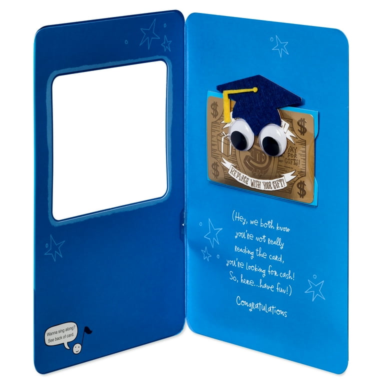 thank you card for grad money Custom Graduation Holders kind money holder Graduation Thank You Messages for