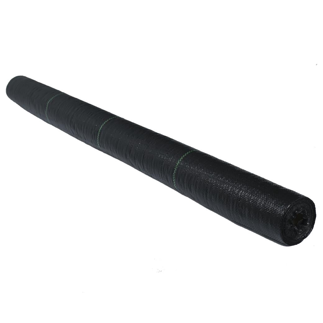 Garden Weed Barrier Landscape Fabric Weed Block Fabric Heavy Duty 3.53oz, Woven Mulch for Landscaping Ground Cover Control, Black Garden Bed Liner